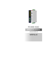 Unipulse FC400-DAC Operation Manual
