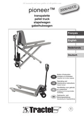 Tractel Pioneer ST Operating And Maintenance Instructions Manual