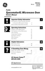 GE Profile SpacemakerXL Owner's Manual
