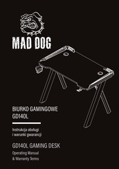 MAD DOG GD140L Operating Manual & Warranty