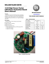 ON Semiconductor NCL30073LED1GEVB User Manual