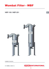 HYDAC International Wombat N100WB030-PESF Installation Instructions Manual