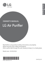 LG AS20GVSG0 Owner's Manual
