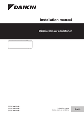 Daikin CTXF35F5V1B Installation Manual