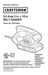 Craftsman 320.39594 Operator's Manual