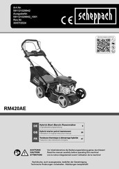 Scheppach RM420AE Translation Of Original Instruction Manual