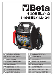 Beta 1498EL/12-24 Instructions For Use Manual