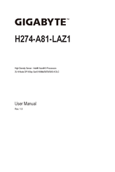 Gigabyte H274-A81-LAZ1 User Manual