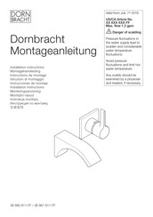 Dornbracht Cyo 36860811-06 Installation Instructions Manual