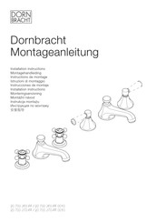 Dornbracht Madison 20 700 360 0010 Series Installation Instructions Manual