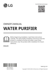 LG WW131NP Owner's Manual