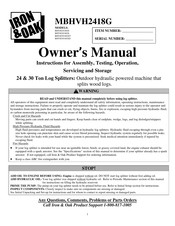 Iron & Oak MBHVH2418G Owner's Manual