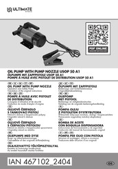 ULTIMATE SPEED USOP 50 A1 Operation And Safety Notes