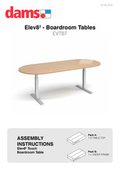 dams Elev82 EVTBT20-S-B Assembly Instructions Manual