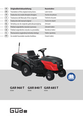 GÜDE GAR 960 T Translation Of The Original Instructions