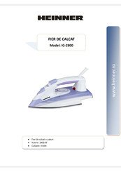 Heinner IG-2800 Instruction Manual