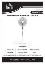 HOMCOM 824-023V80 Assembly Instruction Manual