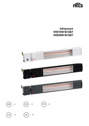 Frico IHS15W/B/G67 Assembly And Operating Instructions Manual