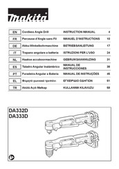 Makita DA333DSAJ Instruction Manual
