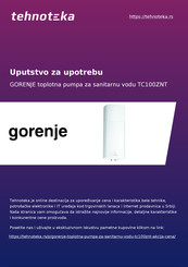 Gorenje TC 120 Z Instructions For Use Manual