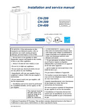ECR International CH-499 Installation And Service Manual