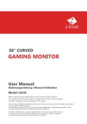 Z-EDGE UG30 User Manual