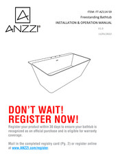 Anzzi FT-AZ114-5973CH Installation & Operation Manual