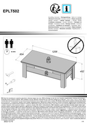 Forte EPLT502 Assembling Instruction