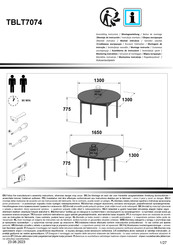 Forte TBLT7074 Assembling Instruction