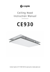 Caple CE930 Instruction Manual