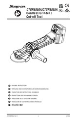 Snap-On CTGR8850A Original Instructions Manual