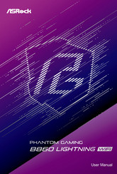 ASROCK PHANTOM GAMING B860 LIGHTNING WiFi User Manual