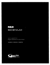 RCA SCENIUM HD52W140YX4 User Manual