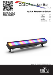 Chauvet Professional COLORado Solo Bar 4 Quick Reference Manual