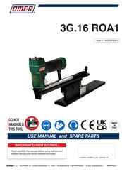 Omer 1144350ROA1 User Manual And Spare Parts