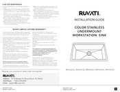 Ruvati RVH6527 Installation Manual
