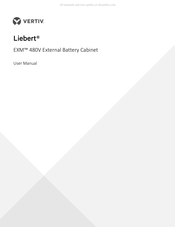 Vertiv Liebert EXM EBC 480V User Manual