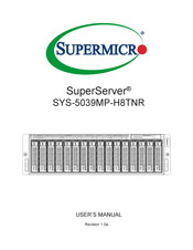 Supermicro SuperServer SYS-5039MP-H8TNR User Manual