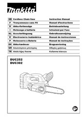 Makita DUC252PM4X Instruction Manual