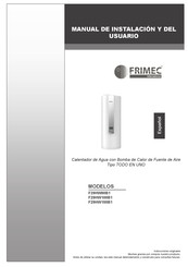 FRIMEC F29HW100B1 Installation & Owner's Manual