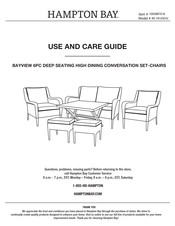 HAMPTON BAY 1003987216 Use And Care Manual