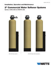 Watts M4548WTA Installation, Operation And Maintenance Manual