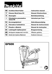 Makita GF600 Instruction Manual