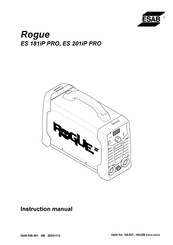ESAB Rogue ES 201iP PRO Instruction Manual
