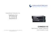 Grandstream Networks GXW4232 V2 Quick Installation Manual