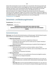 Expondo MSW-PR1 Safety And Operation Instructions