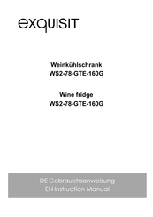 Exquisit WS2-78-GTE-160G Instruction Manual