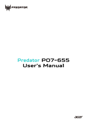 Acer Predator Orion 7000 User Manual