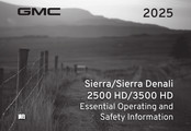 GMC Sierra 3500 HD 2025 Safety Information And Operating Instructions