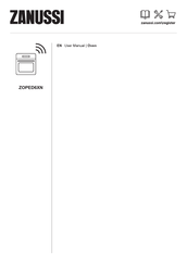 Zanussi ZOPED6XN User Manual